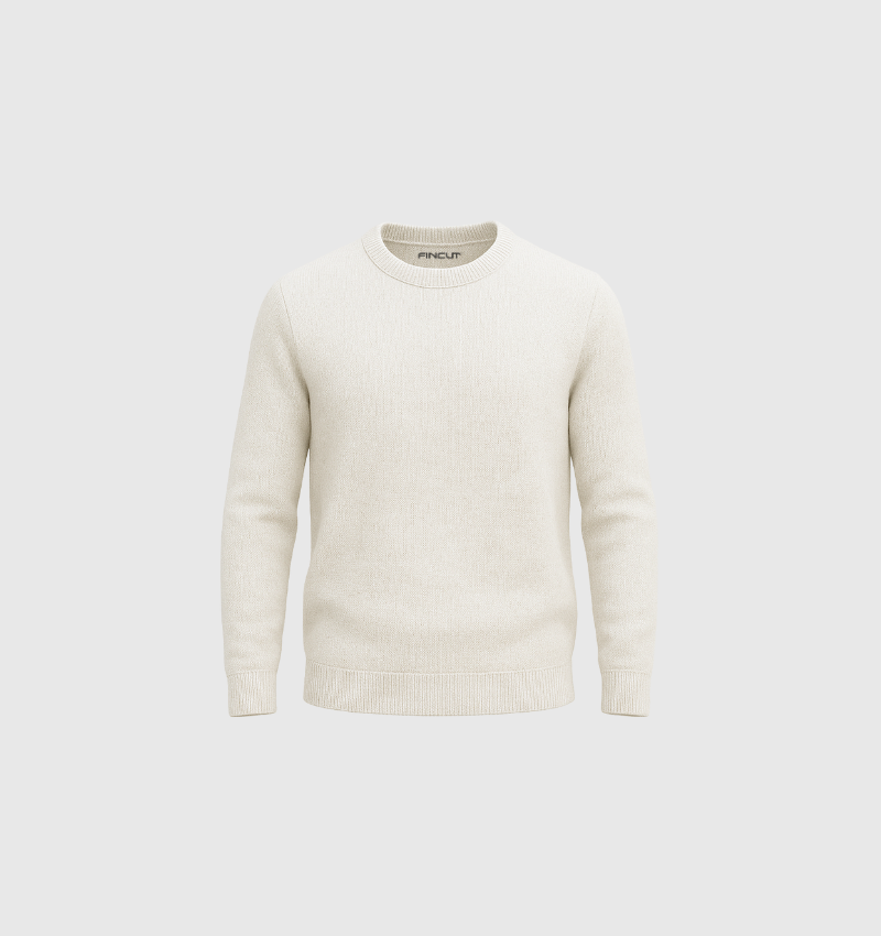 Maglione singolo – Bianco