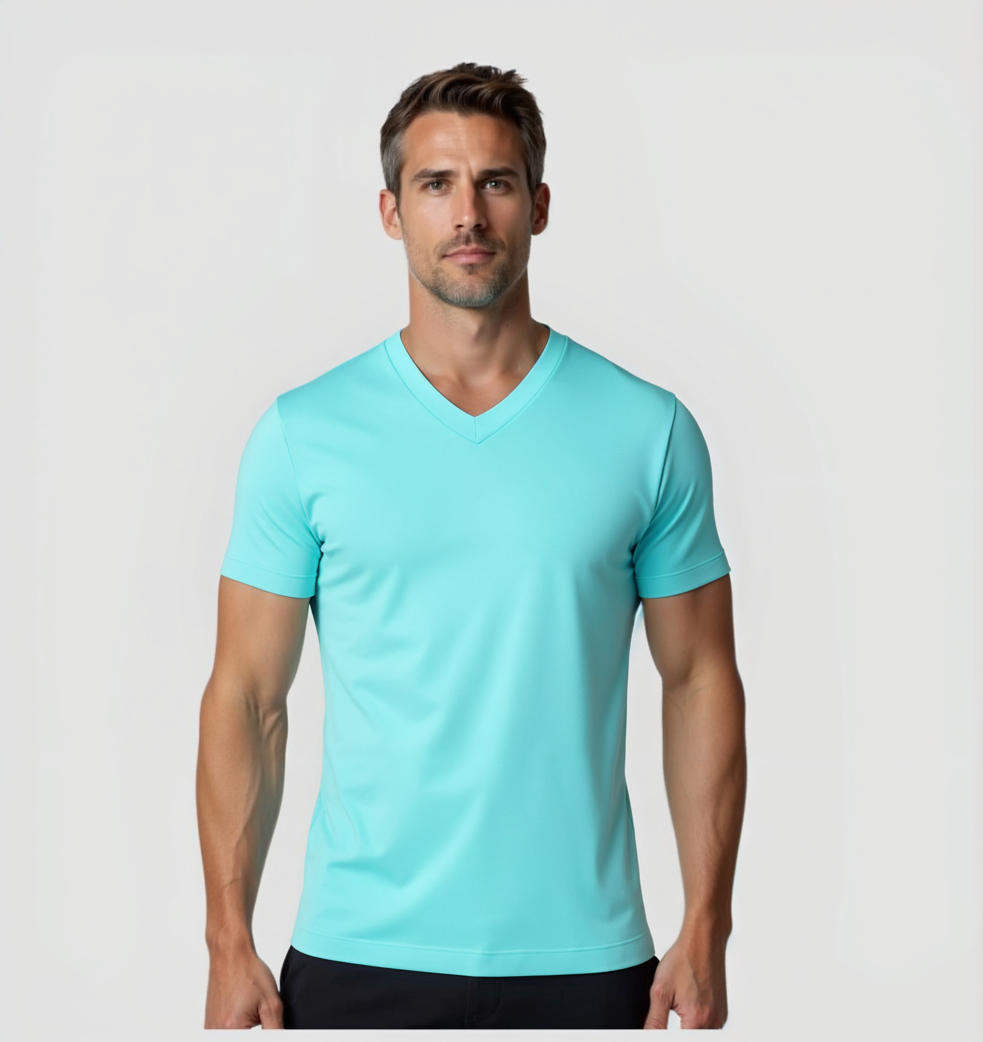 La T-shirt Scollo V – Prima versione