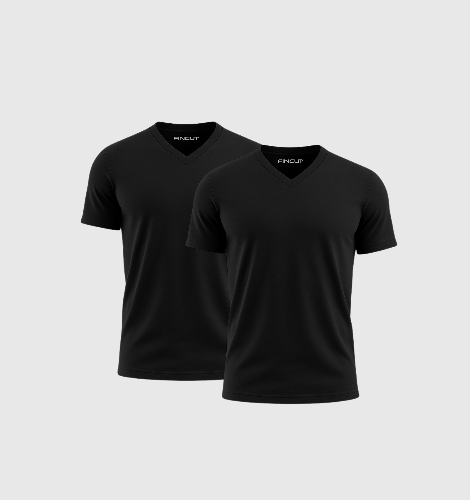 Pack da 2 Scollo V - Nero