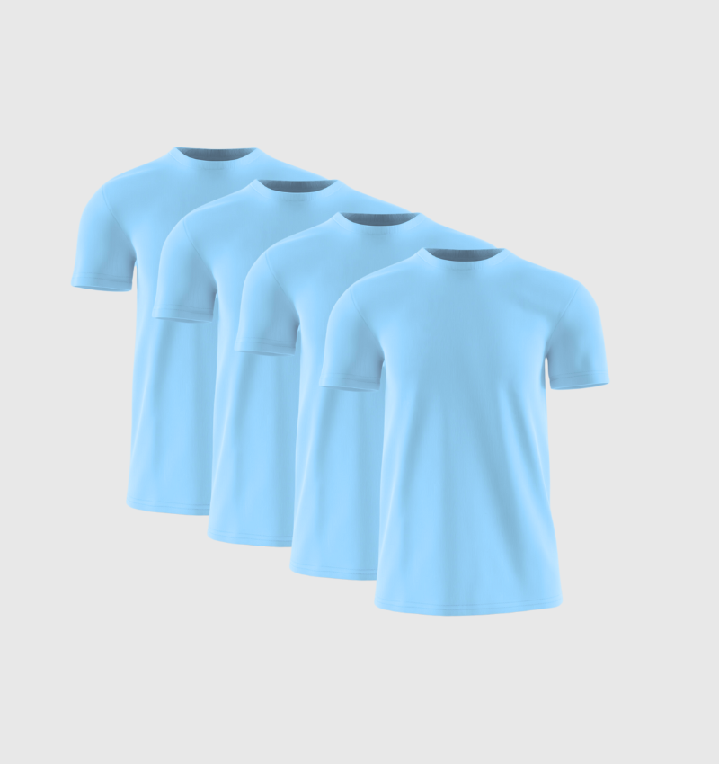 Pack da 4 - Azzurro cielo