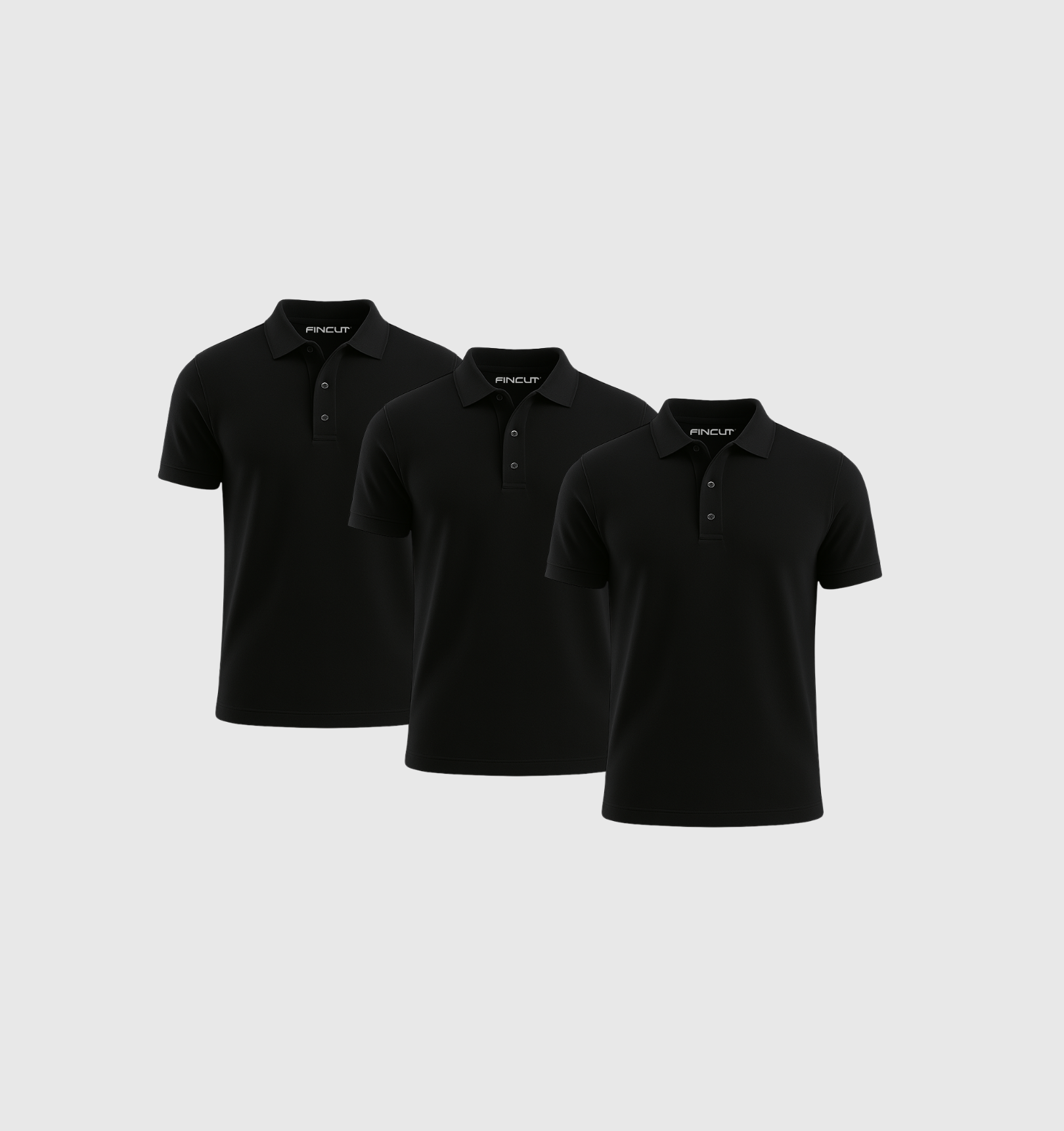 Pack da 3 Polo - Nero