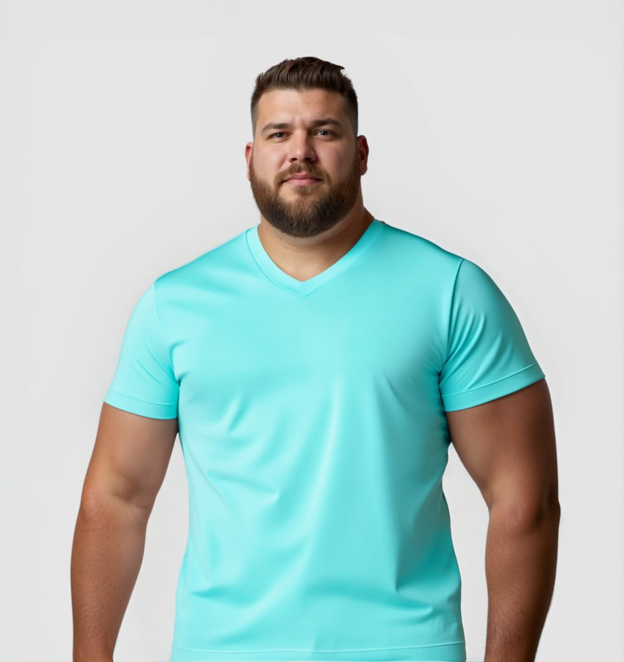 Pack da 3 Scollo V - Blu turchese