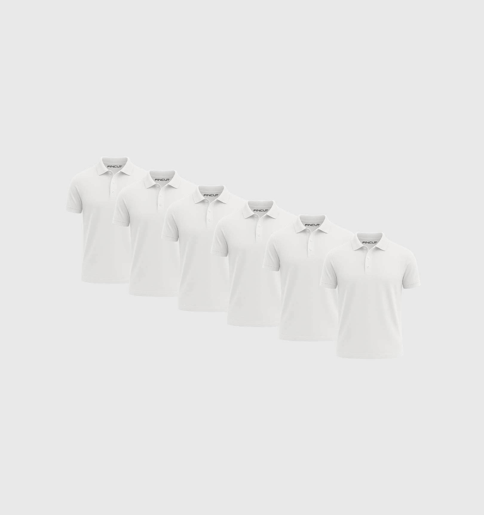 Pack da 6 Polo - Bianco