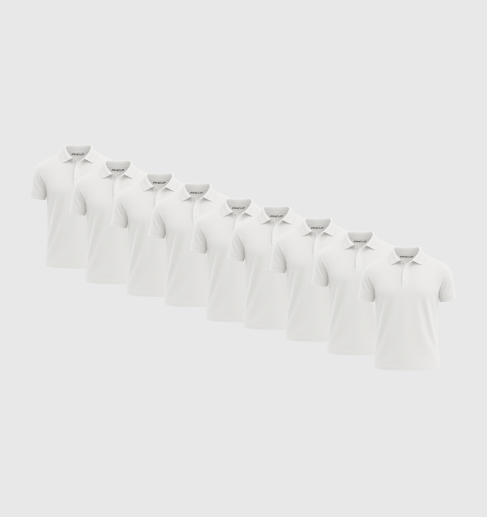 Pack da 9 Polo - Bianco