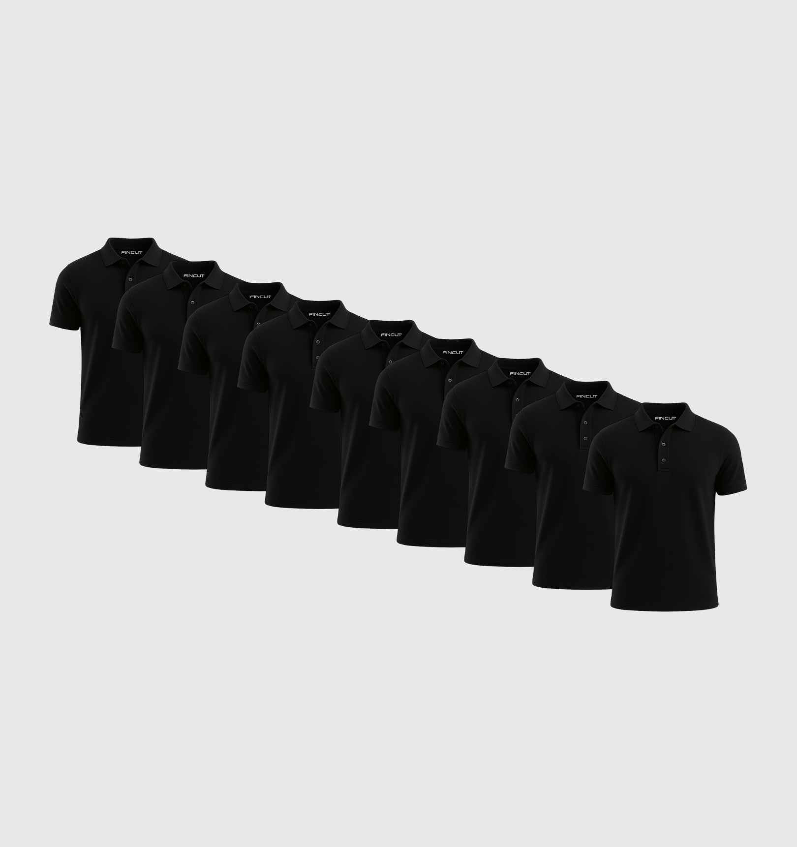 Pack da 9 Polo - Nero