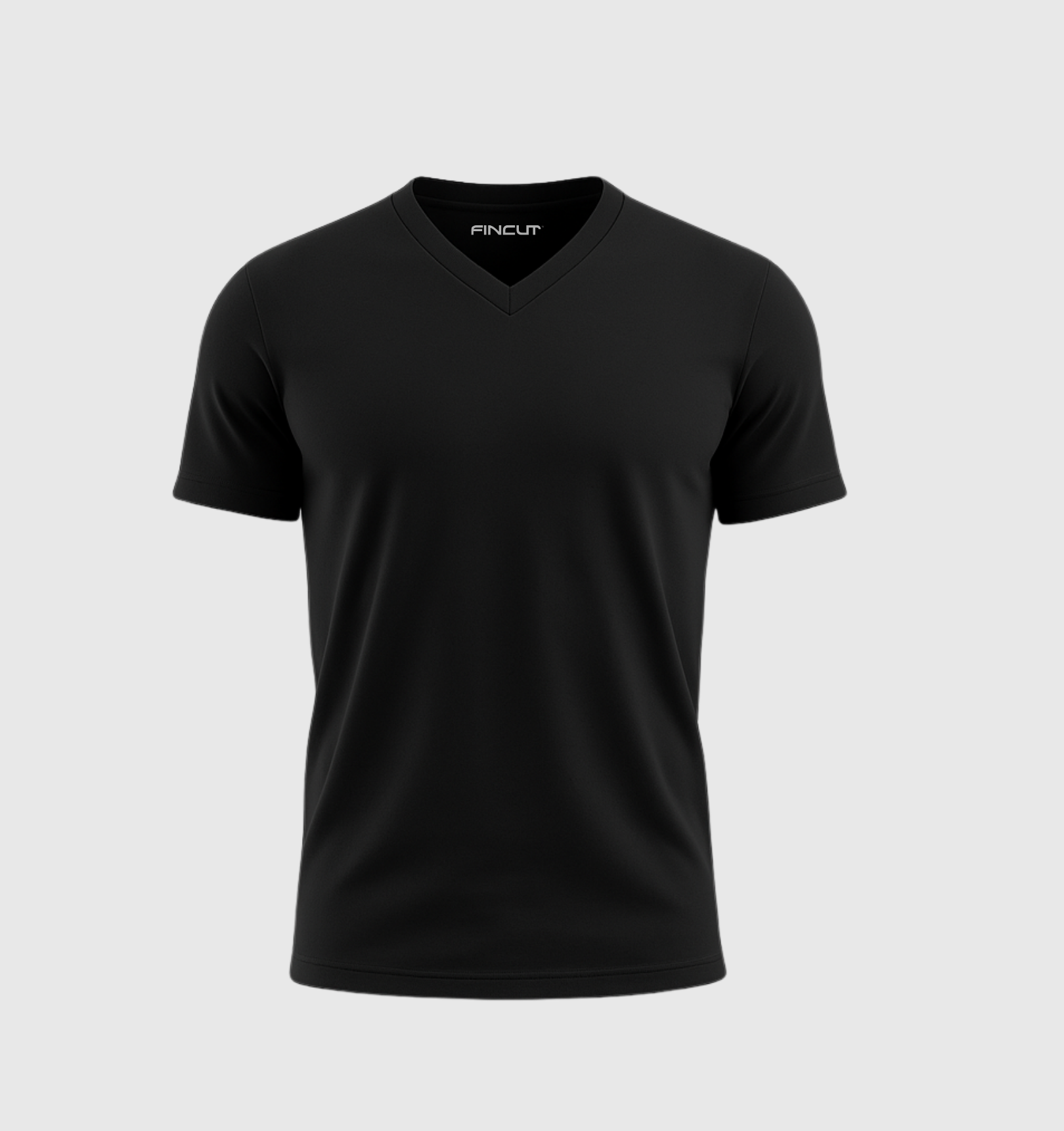 La T-shirt Scollo V - Nero