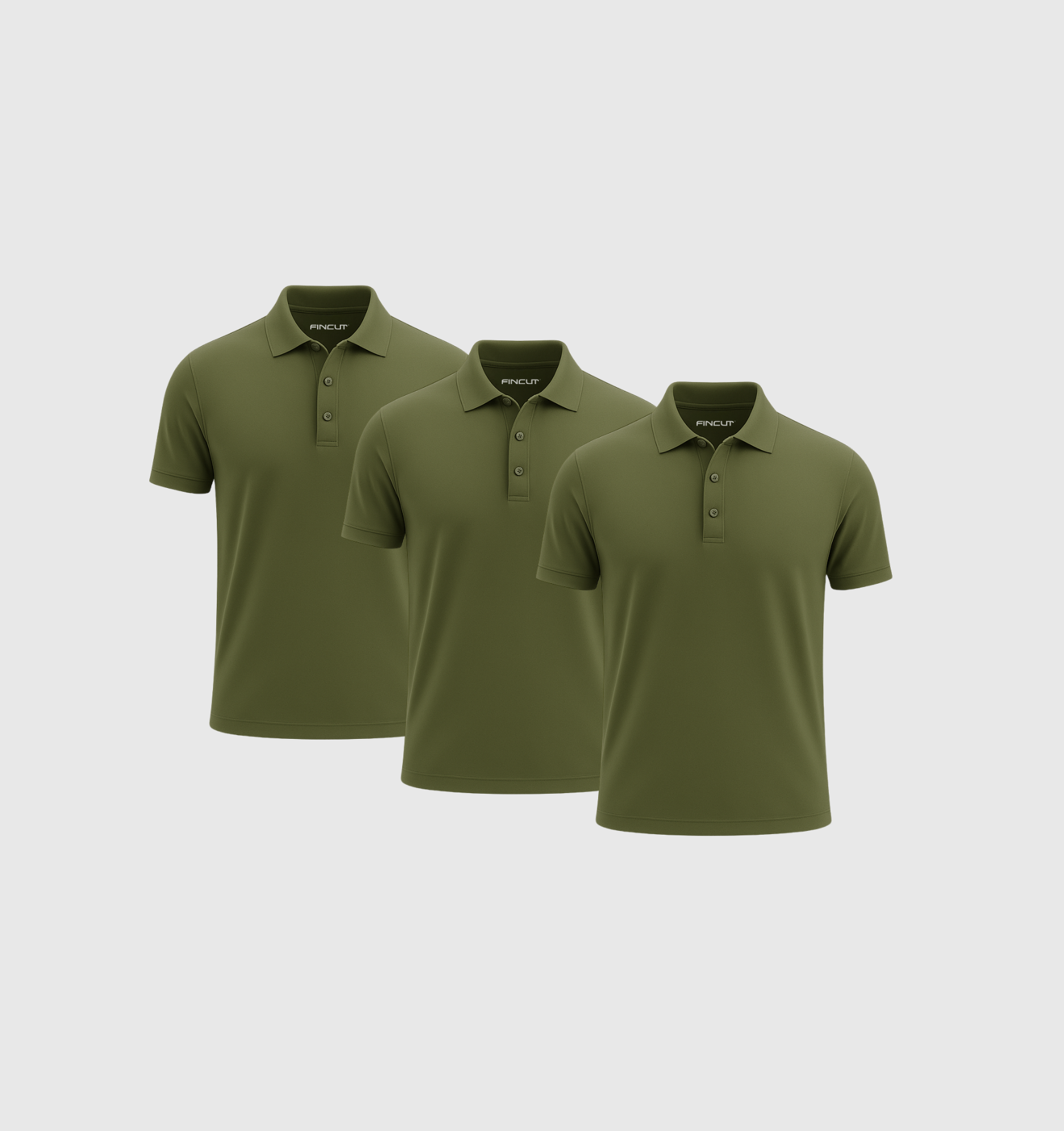 Pack da 3 Polo - Kaki