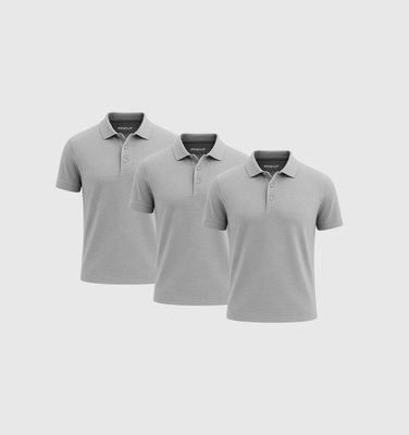 Pack da 3 Polo - Grigio