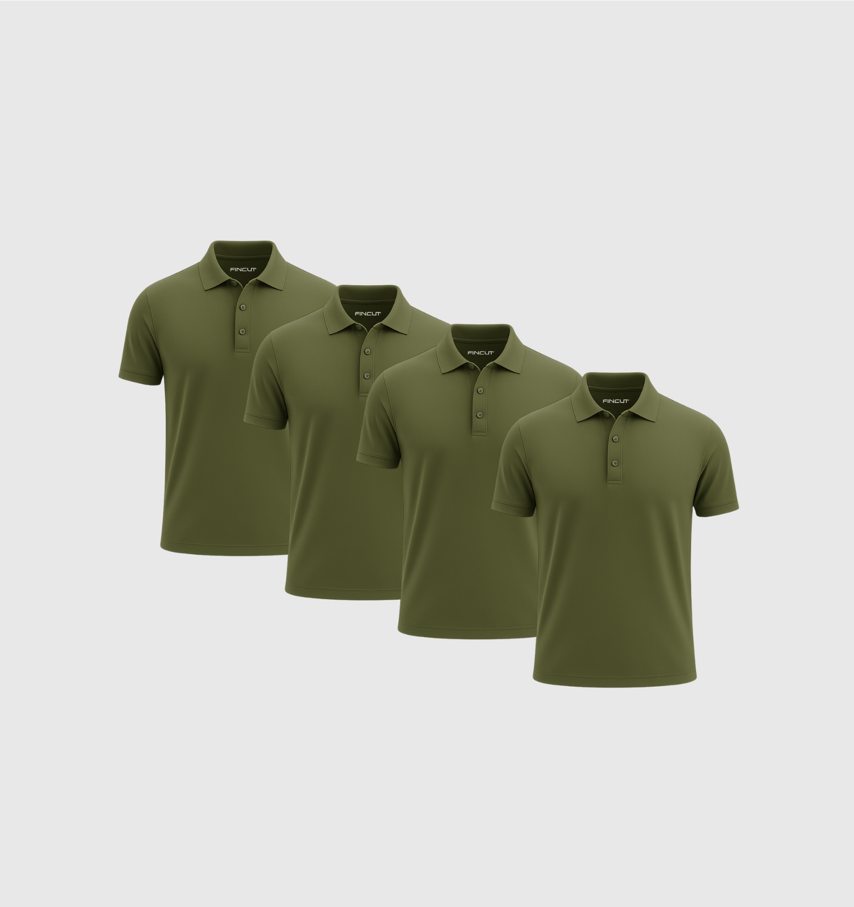 Pack da 4 Polo - Kaki