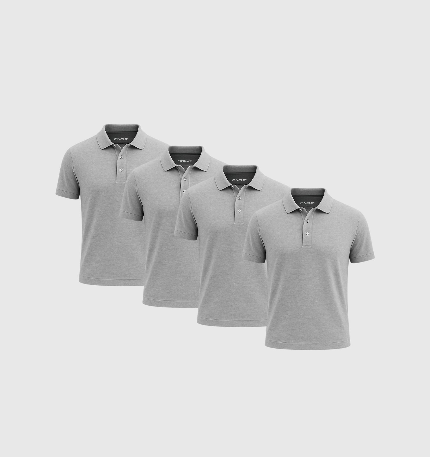 Pack da 4 Polo - Grigio
