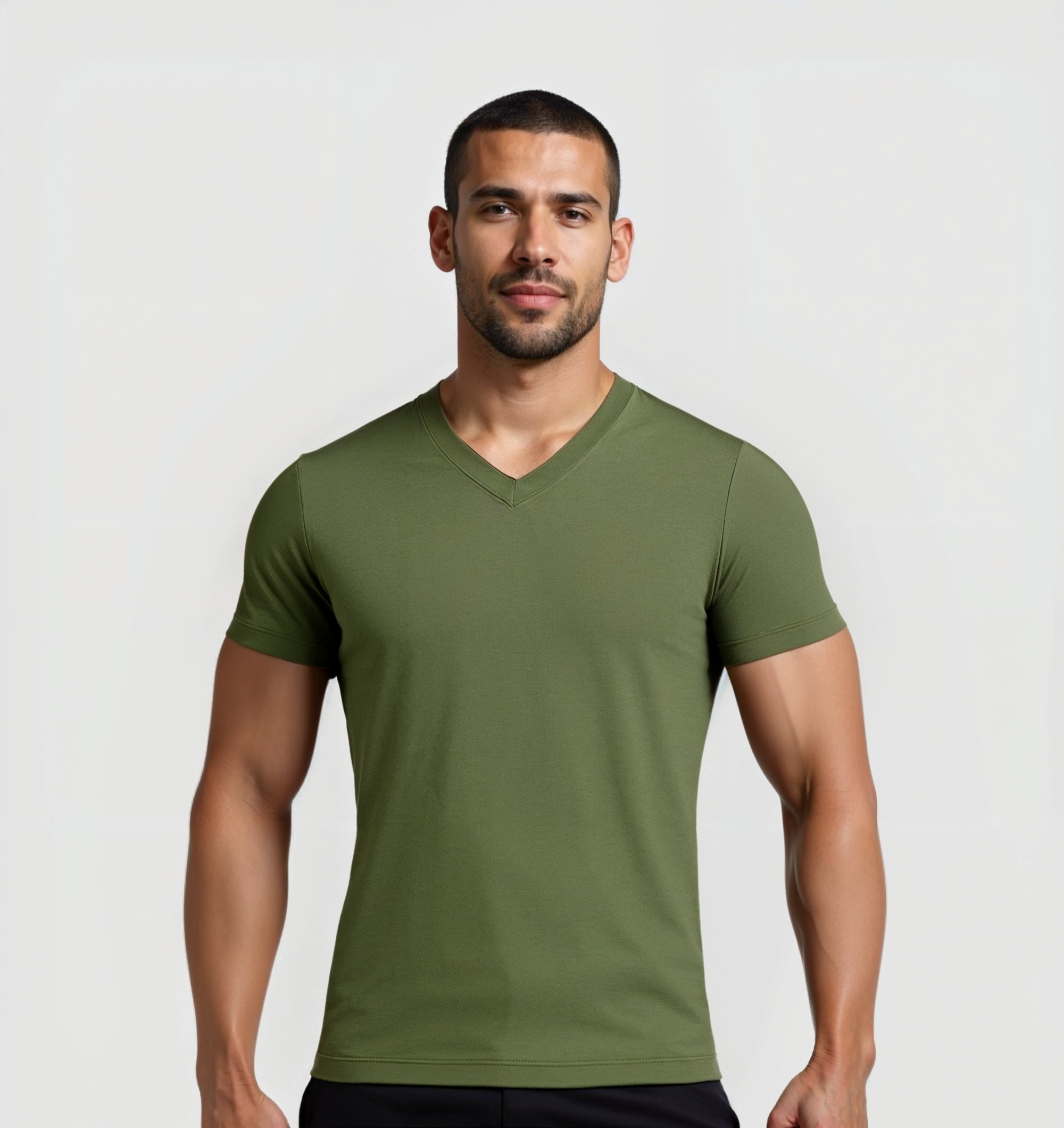 La T-shirt Scollo V – Prima versione