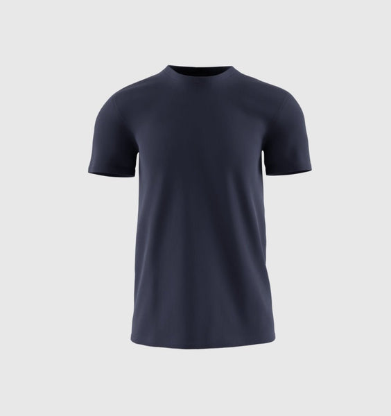 Taktik Fuchs Maglietta Uomo 'Fuchs' - Girocollo In Cotone - Blu Marino - Taglia M