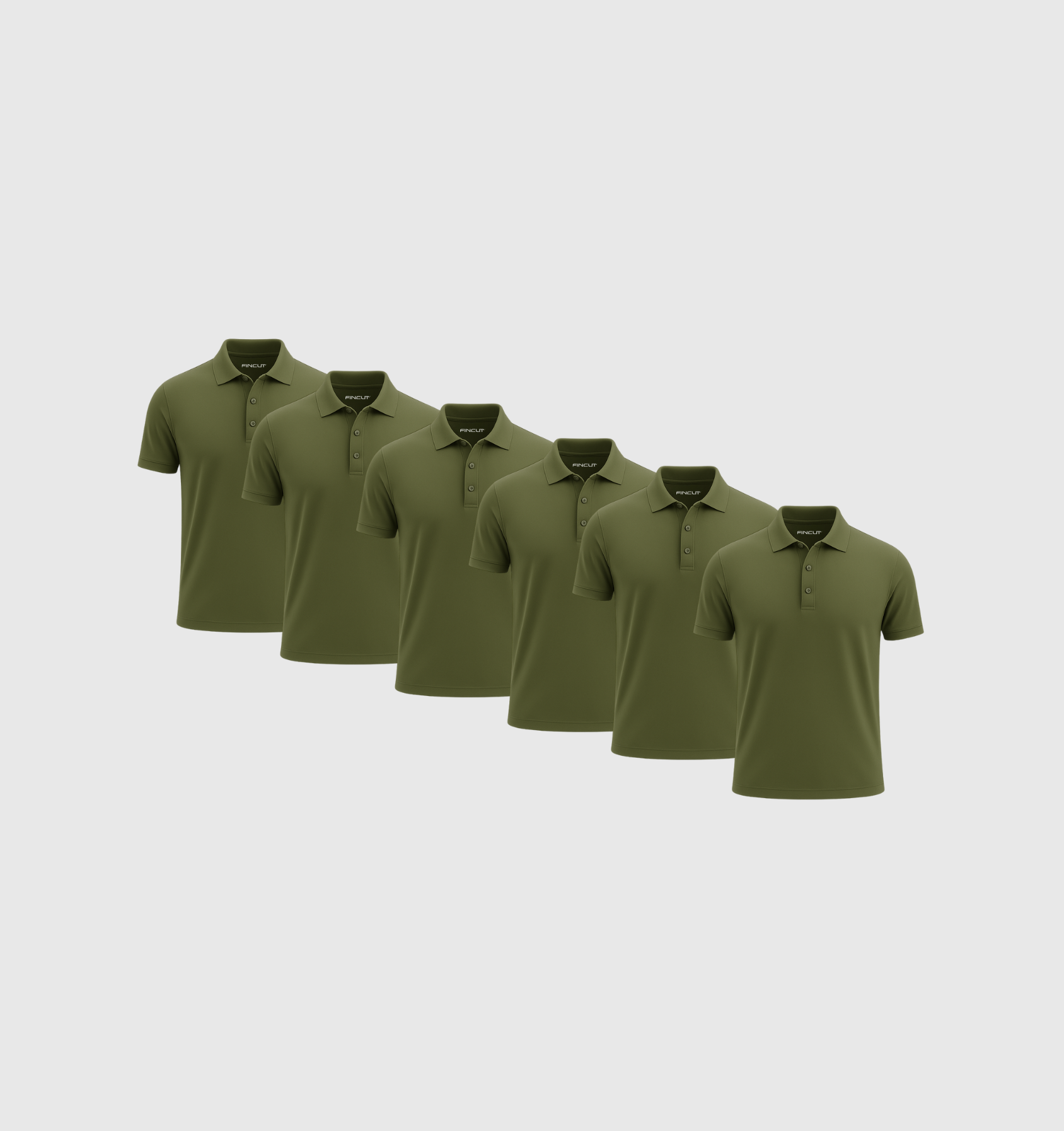 Pack da 6 Polo - Kaki