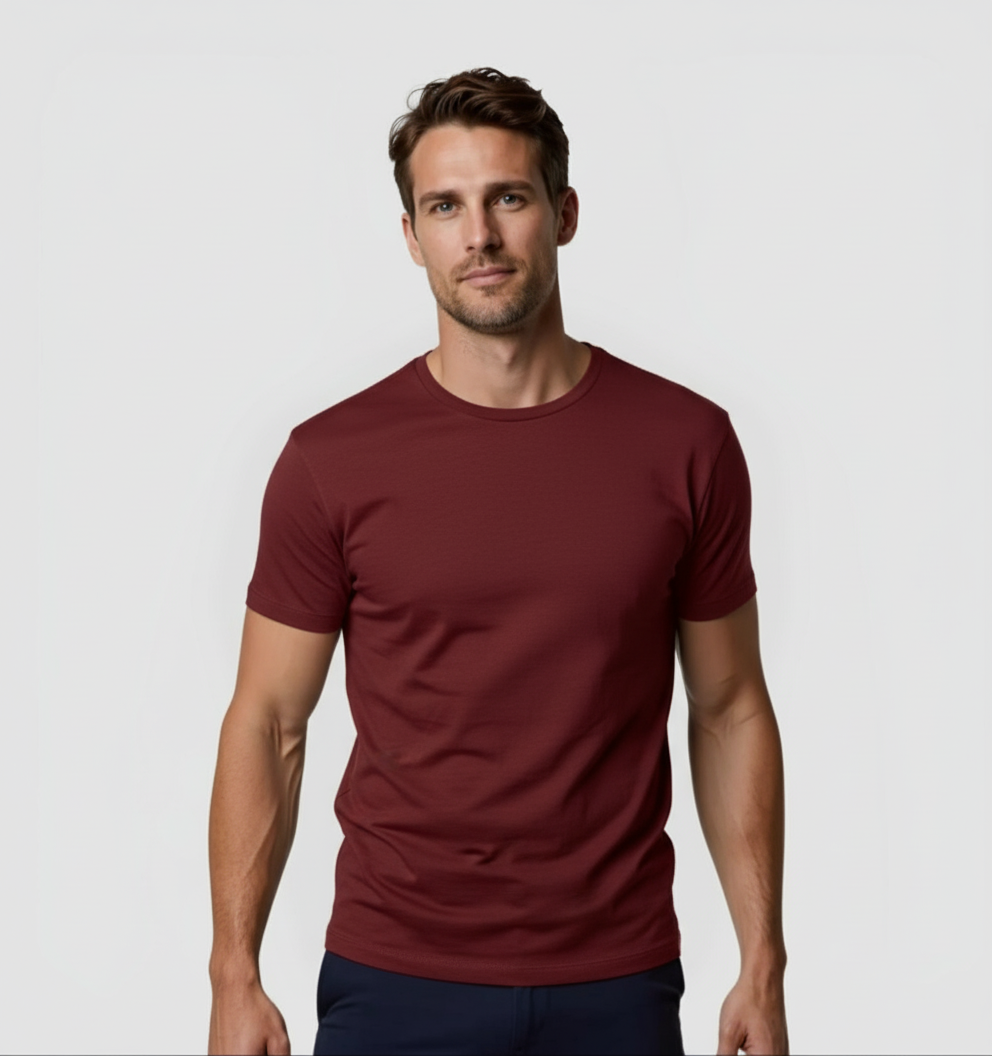 Maglietta Tech - Rosso bordeaux