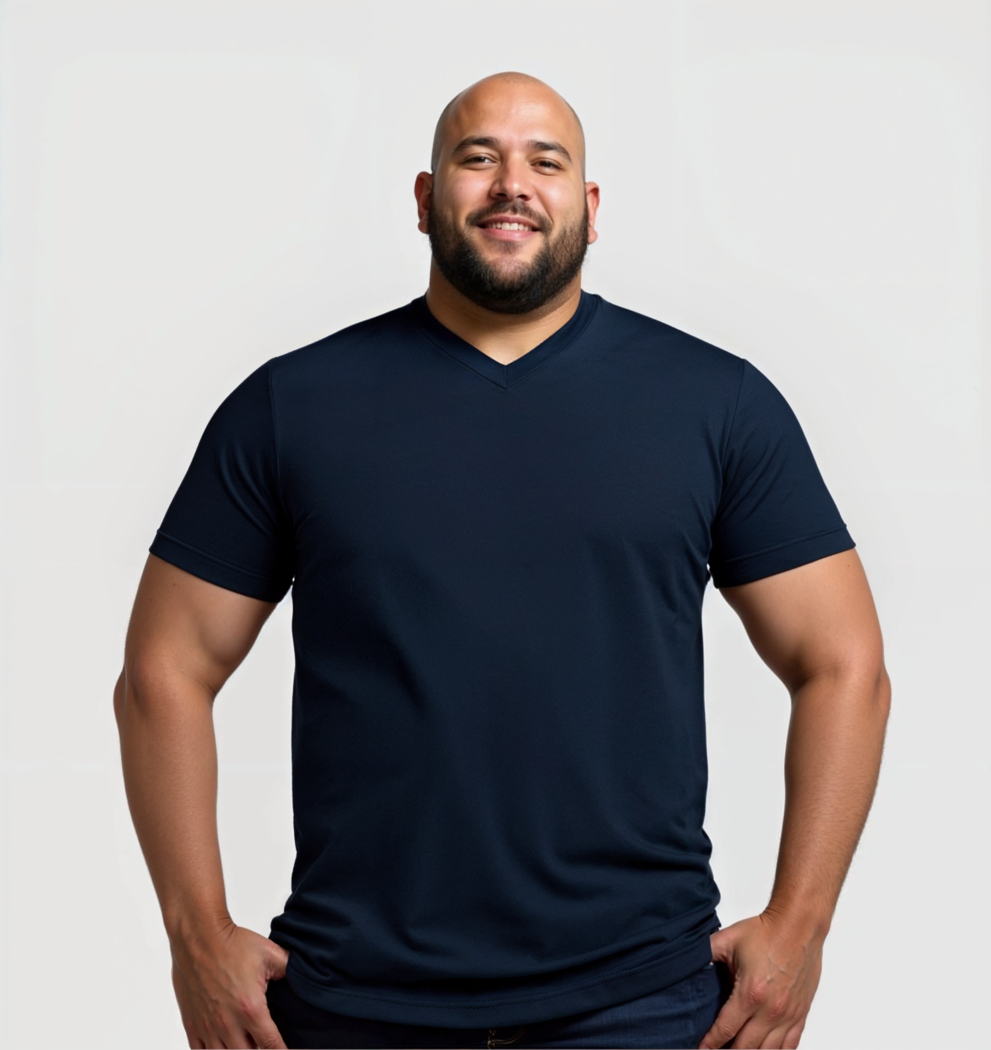Pack da 3 Scollo V - Blu navy