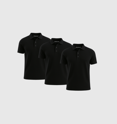 Pack da 3 Polo - Nero