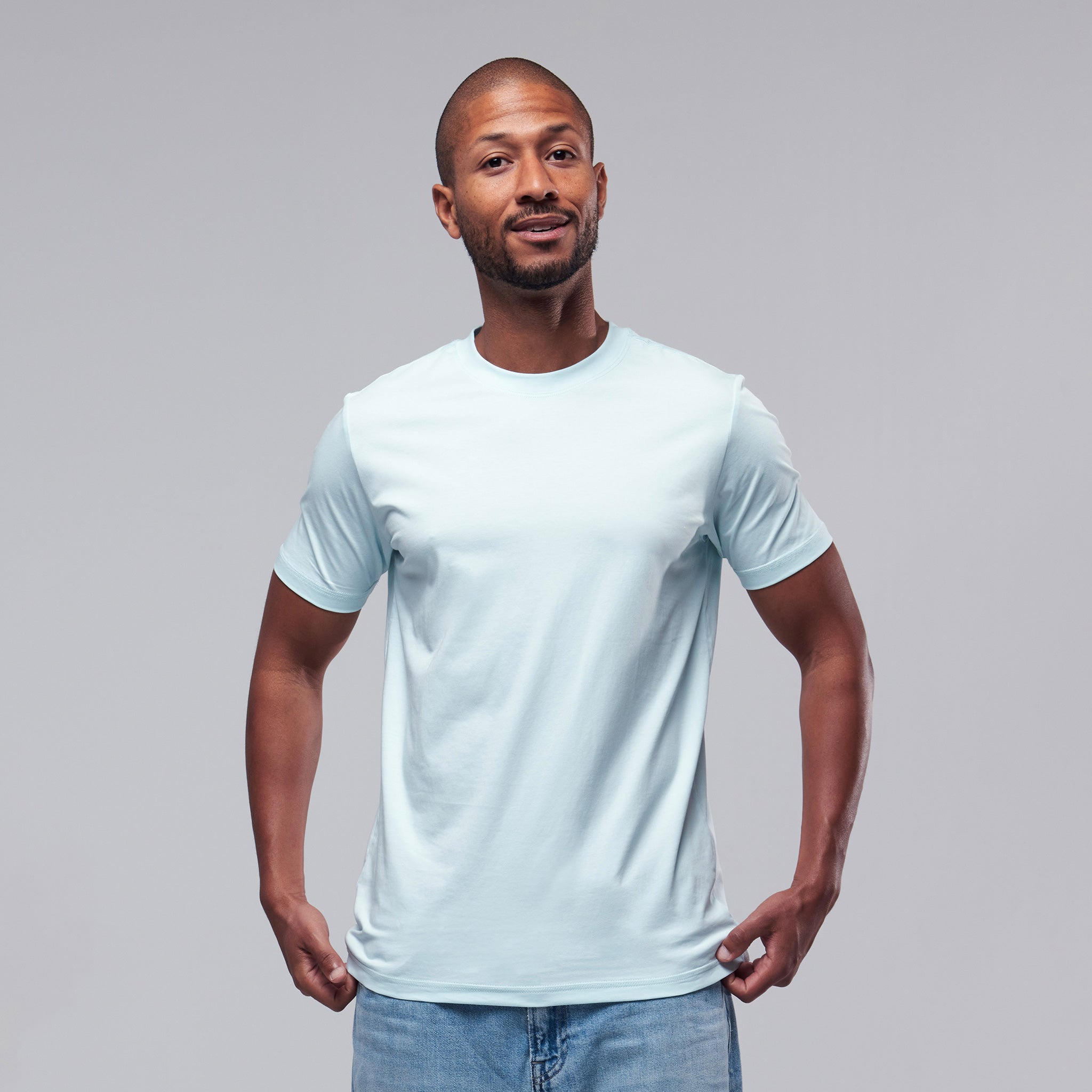 La T-shirt Tech - Blu Turchese
